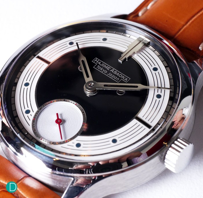 Hajime Asaoka Project Tsunami, simple, 3 hand watch, with a distinctly art deco feel.